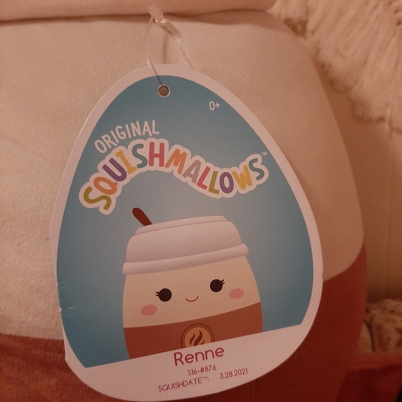 16" Squishmallow Renne the latte - Picture 3 of 4